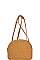 STYLISH WOVEN FRONT SHOULDER CROSS BODY BAG