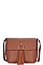 DESIGNER INSPIRED TASSEL ACCENT CROSS BODY BAG