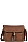 DESIGNER DOUBLE TASSEL FLAP CROSS BODY BAG