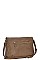 DESIGNER DOUBLE TASSEL FLAP CROSS BODY BAG