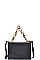 TOP PLASTIC CHAIN CROSS BODY SHOULDER BAG