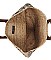 NATURAL WOVEN WILD FLOWER PRINT SATCHEL