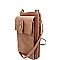 BGA0811-LP Antik Kraft Versatile Wallet Compartment Cellphone Holder Cross Body