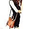 BGA3503-LP Antique Kraft Multi Pocket Casual Tote