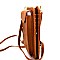 BGA48742-LP Antique Kraft Versatile Wallet Compartment Cellphone Holder Cross Body