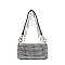Stunning Beaded Fringe Strap Rhinestone Shoulder Bag