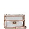 Chic Smooth Transparent Clair Fashion Sling Bag JYBGS-2835