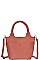 3IN1 CUTE TOTE BAG WITH LONG STRAP