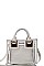 2IN1 TRANSPARENT TOTE WITH LONG STRAP