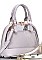 STYLISH 2 IN 1 TRANSPARENT DOMED SATCHEL BAG JYBGS-5799