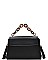 STYLISH SMOOTH PU LEATHER FASHION CHAIN TOP HANDLE CROSSBODY SLING BAG JYBGS-59118