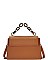 STYLISH SMOOTH PU LEATHER FASHION CHAIN TOP HANDLE CROSSBODY SLING BAG JYBGS-59118