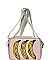 NATURAL WOVEN TRIPLE BANANA PRINT CROSSBODY BAG JYBGS-81786