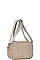 NATURAL WOVEN TRIPLE BANANA PRINT CROSSBODY BAG JYBGS-81786