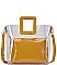 STYLISH 2 IN 1 TRANSPARENT TOTE BAG JYBGS-81925