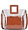 STYLISH 2 IN 1 TRANSPARENT TOTE BAG JYBGS-81925