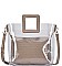 STYLISH 2 IN 1 TRANSPARENT TOTE BAG JYBGS-81925