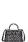 HOT TRENDY PYTHON SKIN TEXTURED MINI SATCHEL WITH LONG STRAP