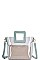 2IN1 TRANSPARENT SATCHEL WITH LONG STRAP