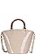 GLOSSY SNAKE PATTERN TOTE BAG WITH LONG STRAP