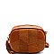 TASSEL PATCHWORK MMS LEATHER SUEDE CROSS BODY CAMERA BAG