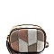 TASSEL PATCHWORK MMS LEATHER SUEDE CROSS BODY CAMERA BAG