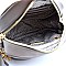 TASSEL PATCHWORK MMS LEATHER SUEDE CROSS BODY CAMERA BAG