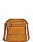 DESIGNER FASHION STYLISH MULTI ZIPPED CROSSBODY BAG JYBGT-3561