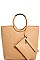 CHIC DESIGNER FASHION TOTE WITH COIN PURSE JYBGT-48451