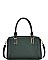 CLASSY SMOOTH TEXTURED PU LEATHER STYLISH SATCHEL JYBGT-81070