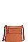 LEATHERETTE MODERN CROSS BODY BAG