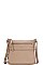 LEATHERETTE MODERN CROSS BODY BAG