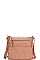 LEATHERETTE MODERN CROSS BODY BAG