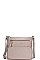 LEATHERETTE MODERN CROSS BODY BAG