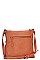 LEATHERETTE MODERN CROSS BODY BAG