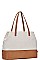 CHIC MODERN TWO-TONE SATCHEL BAG JYBGT-81947