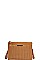 DESIGNER FASHION WOVEN FRONT CROSS BODY BAG