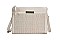 DESIGNER FASHION WOVEN FRONT CROSS BODY BAG