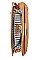 DESIGNER FASHION WOVEN FRONT CROSS BODY BAG