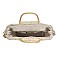 CHIC STRAW DESIGN HANDLE TOTE BAG