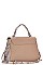 PYTHON TWO TONE SHOULDER BAG