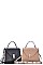 PYTHON TWO TONE SHOULDER BAG