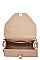 PYTHON TWO TONE SHOULDER BAG