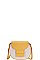 TWO COLOR ROUND CROSS BODY SHOULDER BAG