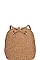 CROC TEXTURED TWO TONE BACKPACK