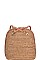 CROC TEXTURED TWO TONE BACKPACK