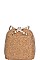 CROC TEXTURED TWO TONE BACKPACK