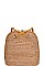 CROC TEXTURED TWO TONE BACKPACK