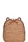 CROC TEXTURED TWO TONE BACKPACK