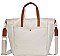 2IN1 DESIGNER CANVAS FABRIC SATCHEL WITH LONG STRAP